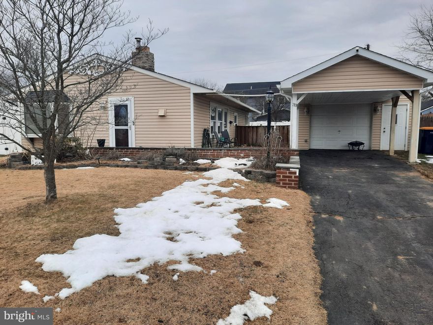Welcome to Tullytown Boro  and Pennsbury Schools.  This nicely remodeled home in Pennsbury School District is just waiting for you! Enter into the dining area with beautiful tile flooring and into the updated kitchen featuring granite countertops, tile backsplash, cherry cabinets, newer Stove and Refrigerator.  The living room has a large bow window to allow plenty of light and nice wood flooring. 3 bedrooms also with wood flooring. All rooms have ceiling fans. The full bath is completely updated. The garage is massive ( 16x30), great for the car enthusiast or hobbyist looking for space . Roof ,Siding, Windows and Storm doors all replaced 2010.  Rear yard is fenced in with newer PVC fencing.  Previous Seller stated New oil tank 2013. Low taxes too. Come take a look!