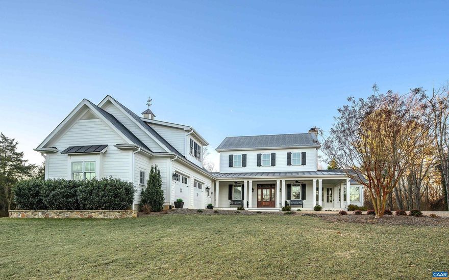 Gorgeous home custom-built by Peak Builders on a superb lot in much-coveted Colthurst Farm. Lovely features include a gourmet kitchen with a Sub-Zero frig and freezer, a Le Cornue 5-burner gas range, drinks frig, & granite and marble counters, a double-sided stone fireplace in the living room and family room, a screened porch w/beadboard ceiling, a terrace w/firepit, a huge walk-up unfinished space above the garage - perfect for a studio or exercise, numerous built-ins and pretty garden areas. A wonderful neighborhood for walking, only two miles to shopping, a nearby farmer's market, and ten minutes to UVA or downtown Charlottesville.,Fireplace in Living Room,Fireplace in Study/Library