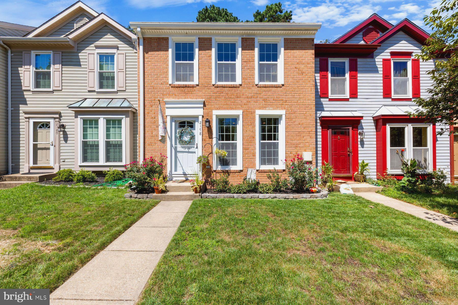 Beautifully updated and maintained move-in ready townhome filled with natural light, recessed lighting, a soft color palette, crown moldings, hardwood floors, and more. Open the door and step into the main floor living space offering an oversized living room, a half bath, and an open kitchen and dining room. The kitchen is stunning, offering plenty of cabinets, soft close drawers, stainless steel appliances, granite countertops with a complimenting tile backsplash, a separate pantry closet, and a peninsula with breakfast seating open to the dining area. From the dining room step through sliding doors onto a spacious Trex deck that overlooks the privacy fenced yard boasting a paver patio, landscaped beds, and plenty of green space. On the second floor are two sizable secondary bedrooms, a full bath, and a primary suite. The primary offers a spacious bedroom with a private ensuite featuring a modern vanity and a walk-in shower. The lower level is fully finished offering additional living space, featuring a spacious rec room or fourth bedroom, a full bathroom, laundry, and storage. This home is ideal for any new homeowner and is located in close proximity to Fort Meade, shopping, restaurants, and commuter routes. The community amenities include swimming pools, a fitness center, tennis and basketball courts, a playground, and more!
