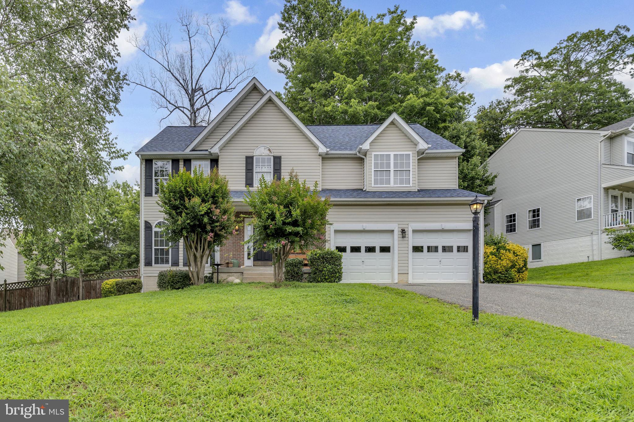 Welcome to the Academy Hills of Leonardtown. Just minutes from historic downtown Leonardtown, this impeccably maintained Colonial blends timeless charm with modern upgrades. The main level features a traditional floor plan, recent upgrades including stainless steel appliances—highlighted by a brand-new refrigerator, oven, and microwave—plenty of cabinet space, a formal dining room, and a convenient powder room. Major system updates include a brand-new Roof and a new HVAC system for added peace of mind.
Upstairs, newly installed banisters, the high-ceiling primary suite offers a relaxing retreat with dual walk-in closets and a luxurious en-suite bath featuring a corner soaking tub, separate shower, and double vanity. Three additional bedrooms share a beautiful full bath with a tub located in the hallway.
The fully fenced backyard boasts an expansive deck with fresh stain and railings—ideal for entertaining or relaxing outdoors. Additional improvements include attic insulation, fresh paint, and refreshed landscaping.
With a two-car garage, spacious layout, and proximity to Leonardtown’s waterfront, restaurants, shops, and community events, this home offers the perfect balance of comfort, style, and convenience.