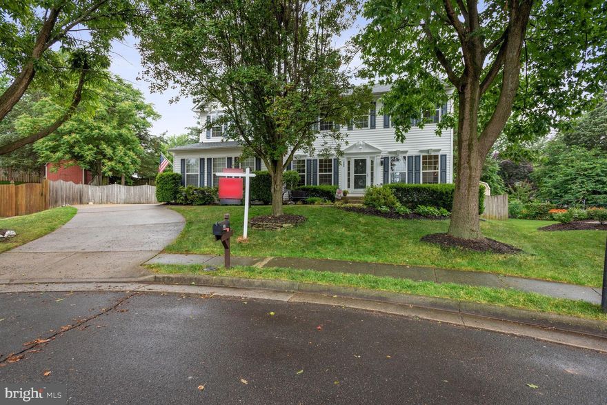 BRAND NEW CARPET INSTALLED THRUOUT THE ENTIRE HOME... LOOKS AMAZING!
Welcome to this beautiful home located on a quiet cul-de-sac; walking distance to Ida Lee Park and sought after downtown Leesburg!
Home is in beautiful move- in condition. Side load garage with large driveway for extra parking; fenced in private rear yard.  As you enter the home,  there is a hard wood foyer and a lovely  living room and separate dining room. Main level  powder room, office with amazing windows with a view of the landscaped backyard. 2 story family room with plenty of windows/ceiling fans and gas fireplace.  Enter the HUGE kitchen with hard wood floors and plenty of room for kitchen table. Granite Counters, Stainless Steel Appliances, Gas Cooking, Lots & Lots of counters plus an Island.  Built in desk as well.  Large pantry. Window over sink to look at rear yard. Upper Level boasts Large Primary Bedroom with Ceiling Fan, Cathedral Ceiling and Walk in Closet, Primary Bath has separate soaking tub and shower with 2 sinks.
 3 other bedrooms that are generous in size, 2 have ceiling fans.
Lower Level has walk-up basement, and an area that could be a bar entertainment area ( rough-in plumbing) for wet bar. Designer arches, large recreation room/theatre room ( equipment conveys as is) couch and wide chair  conveys as well in theatre. Storage Closet and Den. Roof was replaced 2019.
Rear Deck was built in 2015 with "Trex" materials, it conveys with a Gazebo cover & fan. Landscaped fenced in very private  rear yard.
Home is move in ready!