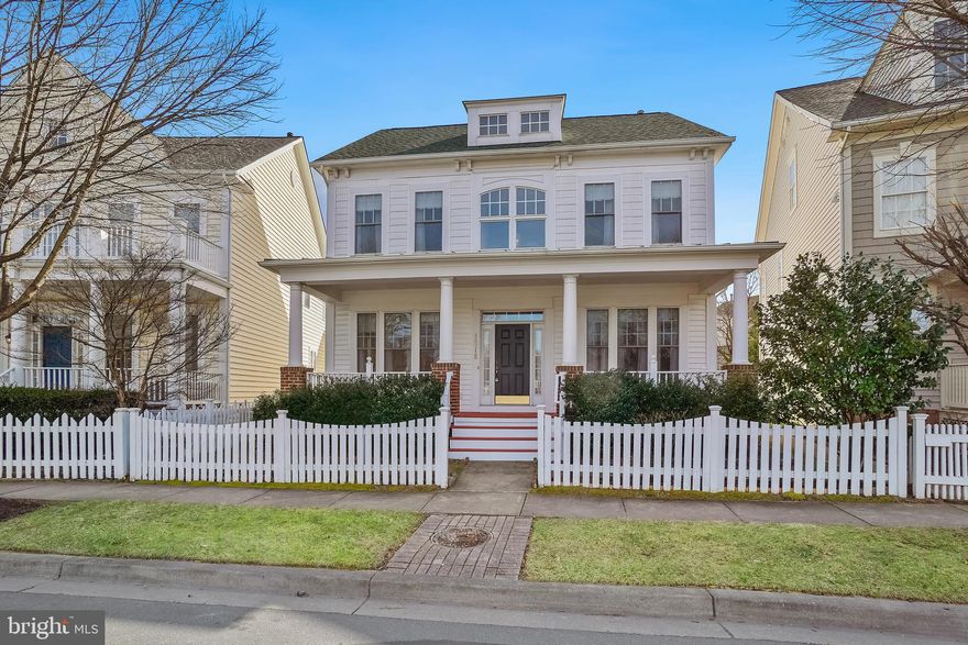 Nestled serenely overlooking the park, this charming residence boasts quintessential charm with a white picket fence, meticulously landscaped gardens, and an inviting front porch. Step inside to discover an exceptional floor plan featuring a grand staircase adorned by cathedral ceilings. To the right and left of the foyer, spacious living and dining rooms beckon for elegant gatherings.

The heart of the home lies beyond, where a generously sized eat-in kitchen awaits, complete with a central island and a cozy breakfast nook. A door leads from the breakfast nook to a tranquil patio and fenced-in yard, perfect for enjoying al fresco dining and outdoor entertainment.

Flowing seamlessly from the kitchen is a spacious family room, characterized by a warming gas fireplace, ideal for unwinding after a long day. Tucked away behind the kitchen, a private study offers a quiet retreat for work or relaxation.

The primary suite boasts the convenience of two walk-in closets and a spacious primary bathroom, complete with dual vanities, a relaxing soaking tub, and a separate shower. Downstairs, the fully finished lower level offers added versatility with a full bath .

This home features an array of desirable amenities, including expansive windows that flood the space with natural light, hardwood floors adorning the first floor, grand staircase, and upper hall, as well as elegant crown moldings and recessed lighting.

Nestled within the vibrant King Farm community, residents enjoy an array of recreational amenities such as pools, parks, playgrounds, tennis/pickleball courts, and scenic trails. Nearby conveniences include easy access to restaurants, grocery stores, and even a dog park. With its convenient location near the Shady Grove Metro, I-270, and the ICC, this residence offers unparalleled accessibility to urban and suburban destinations alike."