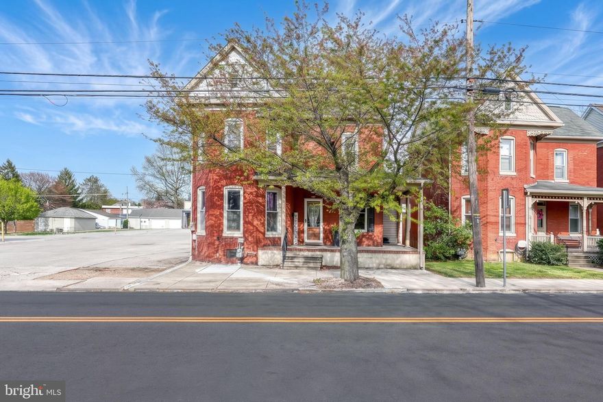 Step into timeless charm with this classic early 1900s brick 2.5-story home, ideally located within walking distance to downtown Hanover and just a short drive to shopping, schools, parks, and an easy commute into Maryland. This spacious home offers 3 bedrooms and 2 full baths, blending historic character with everyday functionality. The main level features a convenient laundry room, formal living and dining rooms perfect for entertaining, and a generously sized family room with direct access to the fully fenced backyard. Outside, enjoy a patio area and an above ground pool, creating a great space for relaxing or hosting gatherings. A large wrap-around covered front porch adds to the home’s curb appeal and provides the perfect spot to unwind. Additional highlights include off-street parking, a two-car detached garage with second-story storage, all kitchen appliances included, and the peace of mind of a new roof installed in 2020.