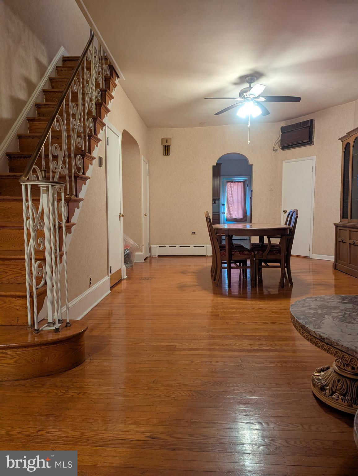 Well maintain nice-sized home in South Philly, a very convenient location to center city and Highway. Hardwood floor throughout the whole house, large backyard, full size basement with tons of storage space. Half of bathroom on the first floor is also so much convenience.