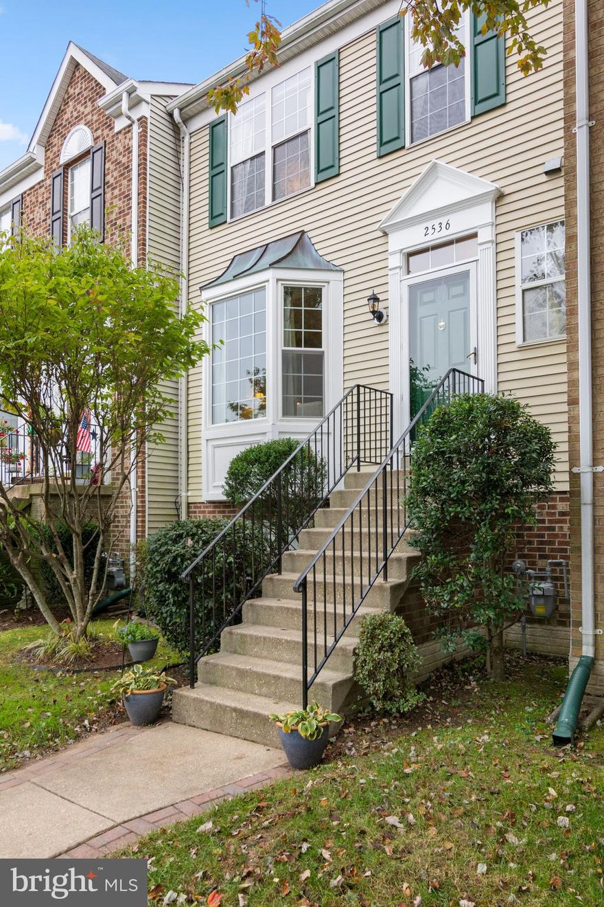 This stunning 4 bedroom Crofton townhouse is ready for a new owner.   This home features an upgraded large eat-in kitchen with hardwood floors, white cabinets and stone counters that steps out onto a large deck.   The main level living area has hardwood floors, a half bath, and a bay window.  The walkout lower level features a large family room and new carpet,  a 4th bedroom, and a full bathroom.  The upstairs has new carpet, a master suite with a vaulted ceiling, ceiling fans, walk-in closet, and an updated bathroom.  The yard has a patio and privacy fence that opens to a large field.  The community features 2 pools, tennis courts, and the tot lots.  The community has ammenties for everyone. The seller is offering an HMS home warranty. This home is centrally located between Baltimore, Washington, and Annapolis.