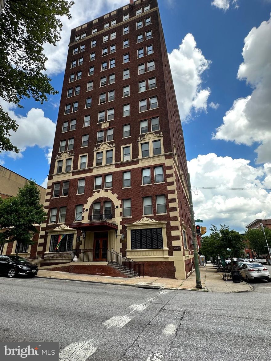 Stunning one bedroom condo that was  renovated with granite counter tops in kitchen, hardwood floors and updated bathroom with rain fall shower head.  Built in shelves in Primary bedroom closet.   The building features a roof top terrace, 24-hour concierge services and  laundry room.