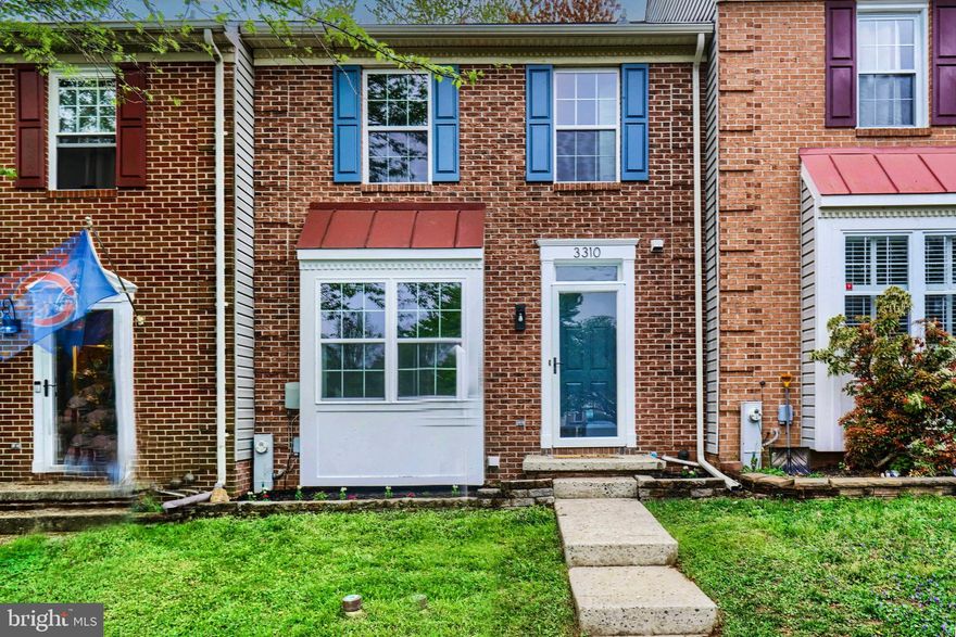 MULTIPLE OFFERS RECEIVED.  PLEASE SUBMIT HIGHEST AND BEST BY 11 AM 4/23.  Nothing to do but move in!  Completely renovated townhouse with over 1,800 sq ft of finished space with new: roof, gutters, HVAC, windows, sliding glass doors, flooring, paint, fixtures, deck, kitchen, appliances,  bathrooms, lighting.   Eat-in kitchen features quartz countertops, subway tile backsplash, stainless steel appliances, white shaker cabinets and large pantry.  Sliding glass door leads to 10 x 16 brand new deck overlooking common area,  All bedrooms have new ceilings fans and carpet, primary bedroom has a walk-in closet and large, double closet.  Upstairs full bath features tile floor and tile surround shower.   The lower level with walkout has plenty of storage, laundry room and a large rec room with recessed lighting, sliding glass doors to back yard,  full bathroom with tub and tile surround.  Conveniently located near I-95, schools, parks, shopping and dining.