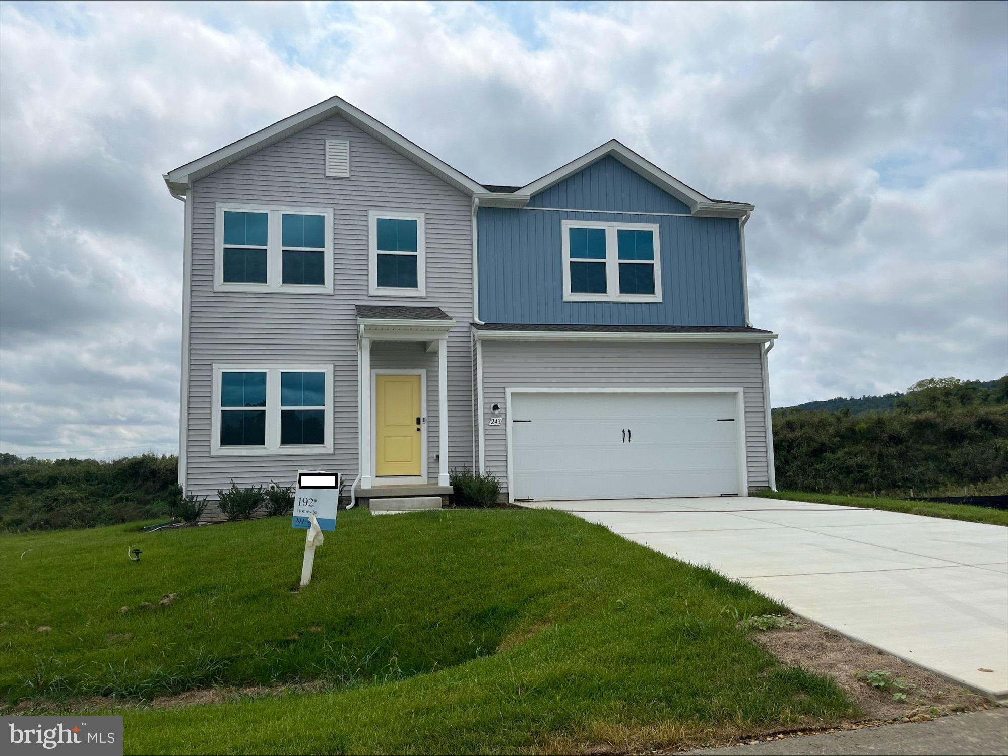 IMMEDIATE MOVE IN, back to the market! LAST BASEMENT OPPORTUNITY at DILLON FARM! Our wildly popular Oleander, design offers 4 generously sized bedrooms, 4 full luxury baths, a large great room area+ plus a home office, finished walk out basement and full two car (or SUV) garage set on a corner home site with breath taking mountain views! Our main living area features a wide-open floorplan spotlighting a stunning professionally curated Farmhouse Look kitchen including upgraded gray cabinetry, tile backsplash, open shelving, Quartz countertops, kitchen island, stainless steel appliances multi- cycle Dishwasher, electric Range/ Oven, built in Microwave and Disposal. There's also a washer dryer and garage door opener included. Vinyl wood look flooring. Luxury primary bath features Spa Shower, private toilet area, quartz counter tops, upgraded Black Matte Moen fixtures, shower enclosure, black framed mirrors with sconce lighting. Finished Walk out Basement with Full Bath. Energy Efficient- (community) Propane heating and hot water, Barricade Plus house wrap and 'Air Tite' energy seal package, programmable wifi thermostat are a few more of the benefits of a new KHOV Home at Dillon Farm! ALL BRAND NEW with a PWC WARRANTY! Ask about 10k Closing Costs with the use of KHovnanian American Mortgage