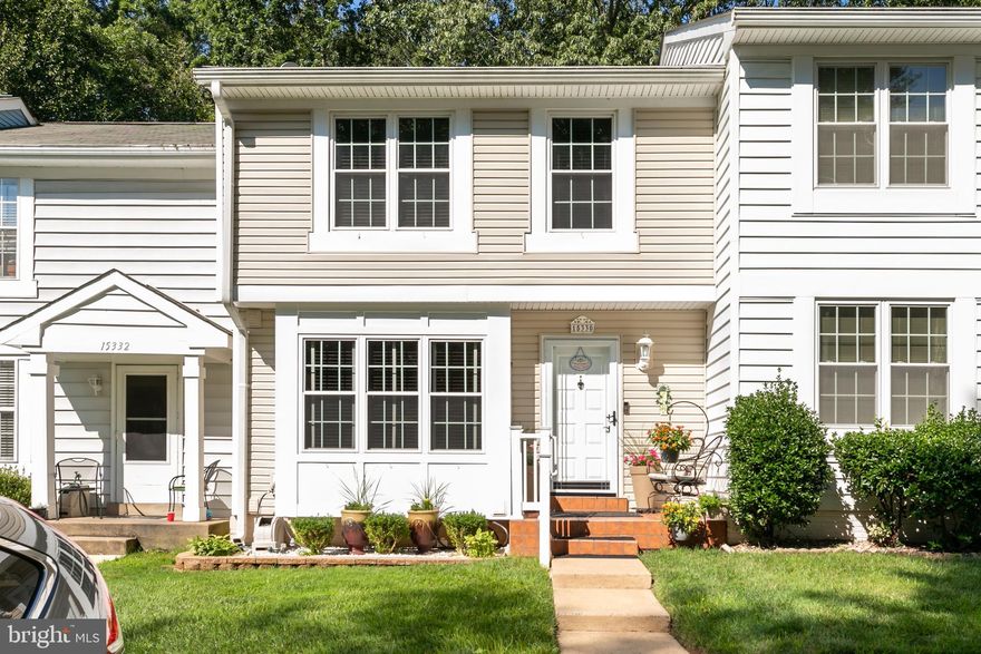 Absolutely beautiful!! This three level townhome features an updated Kitchen,  with granite countertops, ceramic tile floor. Gleaming hardwood floors on the main level, French doors leading to a large deck overlooking a treed common area. Upper level with three bedrooms and two full bathes.  Master features a walk-in closet, Upper level fully carpeted,  Lower level features a full bath with a bedroom/office. Walkout to your private oasis.  Two assigned parking spaces.  Community features a walking trail around a portion of Lake Montclair.  Access to three private beaches, tot lots and more.  close to shopping, commuter routes north to DC and all NOVA military installations.