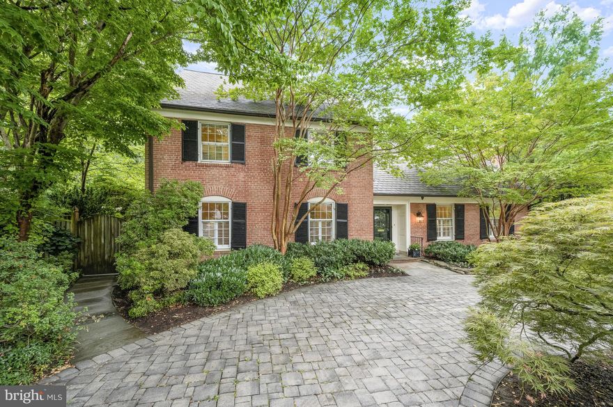 NEW LISTING! OPEN SAT 1-3 and SUN 2-4pm! Welcome to 4809 Fort Sumner Drive -- singular home on 1/2 acre lush lot with access to the treasured Cap Crescent Trail and Little Falls Stream Valley park...The charming facade belies this expansive Five Bedroom home. Some of its special features include a fabulous eat-in Kitchen with island open to large Breakfast Room and sun-splashed Family Room, main level Mudroom with laundry, two-car Garage, luxurious Primary bedroom suite w enviable WIC, finished Lower Level, and spectacular Guest suite with tree top views.  This house completes every buyer's wish list!  

* * * MAIN LEVEL * * * includes a gracious ENTRY HALL which offers the perfect welcome   /   Spacious formal LIVING ROOM with pretty mantle and fireplace   /   DINING ROOM with pretty pendant, built-in cupboards and French doors to the Deck   /   Gourmet eat-in KITCHEN with breakfast bar seating and island, exceptional cabinet storage, attractive counters, custom backsplash, and fully equipped with Viking cooktop, GE Monogram wall ovens, SubZero refrigerator, Bosch and KitchenAid dishwashers, and GE Monogram microwave   /   Expansive BREAKFAST ROOM creates an idyllic space for casual meals and gathering   /   Sit back and relax in the sun-splashed FAMILY ROOM with views of lush yard and access to Deck and Garden   /   OFFICE tucked away making it a wonderful work-from-home option   /   Enviable MUDROOM with two large closets and full-size clothes washer/dryer   /   Discreetly located POWDER ROOM 

* * * UPPER LEVEL * * * features a perfectly proportioned PRIMARY SUITE with customized walk-in closet and en suite FULL BATHROOM beautifully appointed with dual sink vanity, gorgeous tile, and frameless glass door shower   /   SECOND BEDROOM with large, customized closet and en suite FULL BATHROOM   /   THIRD BEDROOM makes the perfect nursery   /    Expansive FOURTH BEDROOM with large customized closet   /   HALL BATHROOM with pretty tile and spa tub   /   LINEN CLOSETS and ADDITIONAL STORAGE ROOM off hallway 

* * * TOP LEVEL * * * showcases an incredible GUEST SUITE with tree-top views of the vast yard, versatile space for additional lounge and office space as well as en suite FULL BATHROOM 

* * * LOWER LEVEL * * * has a large RECREATION ROOM with natural light, yard access and offers versatile space -- a great PLAYROOM, fabulous GYM, MEDIA ROOM -- you decide!   /   UTILITY ROOM with plenty of space for storing tools and more   /   Convenient FULL BATHROOM with shower   /   STORAGE CLOSETS for games, seasonal items and more   /   Side-loading TWO-CAR GARAGE with automated doors, extra fridge, and plentiful customized storage

* * * EXTERIOR * * * has a circular DRIVEWAY for easy coming and going as well as additional surface parking   /   Large DECK offers idyllic space for al fresco entertaining    /    Flagstone PATIO off lower level
Singular and spectacular GARDEN with lush landscaping, plentiful GREENSPACE, winding walks through this enchanting environs and access to the treasured trails of the Capital Crescent Trail and Little Falls Stream Valley Park and recreational offerings of Westmoreland Park.

All of this located in the coveted SUMNER enclave...This beautiful community offers the best of all worlds. Enjoy a neighborhood feel, walkability to conveniences of Shops at Sumner Place and the reimagined Westbard Square, proximity to  downtown Bethesda and Georgetown via Capital Crescent Trail, bordering the Little Falls Stream Valley Park, recreational offerings of Westmoreland Park, and just a few traffic lights to the Nation's capital. Named after the Civil War's Union Army General Edwin Vose Sumner -- this location has it all! SHOWINGS BY APPT