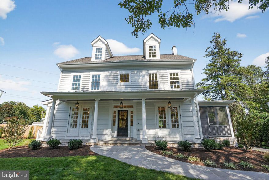 GreenBuilt Homes is proud to present 812 Fulton Avenue, a whole home makeover renovation to this nearly 100 year old City of Falls Church gem.  With its new configuration, the magnificent  home boosts 5 bedrooms, 4 and a half baths, and over 4,000  finished square feet of living space on four finished levels. Originally  built just after the Great Depression along the Washington and Old Dominion Railroad line just blocks off of Broad Street and steps away from the historic St. James Catholic Church, this home was built with grandeur. From its high ceilings when you enter the front foyer, quarter-sewn  oak flooring, magnificent wood burning stone fireplace, side screened in porch with beautiful turned wood columns, dual main staircase with oak newel posts, and detached carriage house garage, to its oversized 13,806 square foot lot with usable rear yard and huge side yard in an unbeatable location, this home now known in the history records as the Walsh home. The recent full renovation of this spectacular home was able to save the charm of the original home and included stripping the existing walls and ceilings to the bare wood framing, replacement of the mechanical, plumbing, electrical systems, a removal and replacement of the attic and roof and more, The charming, new and improved home has achieved Energy Star performance levels and inclusion in the National Green Building Standard at the Silver Level.  Residence meticulously crafted to create warmth with everyday living as well as the ease of enjoyment for those special times for gatherings and or entertaining. Top rated School System. Metro, park, trail,Library, City Farmer's Market, shops, restaurants & other conveniences minutes away. An opportunity awaits to enjoy luxury living in a choice City location. Listing agent has an interest in the property. Please note information regarding Falls Church City Taxes currently based on original dwelling.