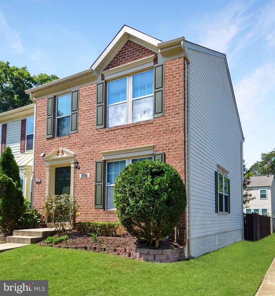 **Spacious End-Unit Townhouse in Prime Location**

Welcome to your new home, perfectly positioned to provide convenience and comfort! This lovely END unit townhouse offers abundant living space, featuring an open living area filled with natural light from the front and side windows. The fully equipped kitchen, located at the rear of the main level, boasts granite countertops, ceramic tile flooring, a center island with a breakfast bar, a pantry, and ample counter space. Adjacent to the kitchen, the bright dining area is perfect for family meals and entertaining. A convenient powder room is also located on the main level.  Upstairs, you will find three generously sized bedrooms, including a primary bedroom with a walk-in closet. All bedrooms feature neutral carpeting and vaulted ceilings. The full hallway bathroom includes a dual sink vanity and a bathtub/shower combination.  The finished basement offers a spacious recreation room, a large laundry and storage area, and an additional full bathroom, ideal for extra living space or entertaining guests. The exterior of this home features a charming brick front, vinyl siding, a rear deck, and a privacy-fenced backyard, perfect for outdoor relaxation and activities.  Situated in one of Anne Arundel County's premier communities, you will be just minutes away from NSA, Fort Meade, and the Odenton MARC Commuter Rail. The Piney Orchard neighborhood offers exceptional amenities, including a Community Center with an exercise room and lap pool, multiple outdoor pools, playgrounds, tennis courts, a Nature Preserve, a lake, and much more. Do not miss the opportunity to live in this highly desirable community!  Purchase this home with confidence, as it comes with a one-year First American Home Warranty.