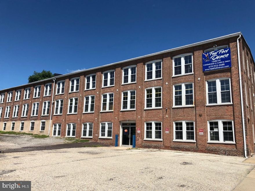 Commercial office space, with industrial feel finishes.  Entire first floor is comprised of 11 small offices, which  have access to shared kitchen space and conference room.  Building signage will also be available for an additional cost. Monthly cost includes heat, air conditioning and electricity.  Spaces have a modern feel with exposed ceiling and beams. Plenty of parking is available. There are currently 8 spaces available, some of which may be combined to create a larger space if needed.