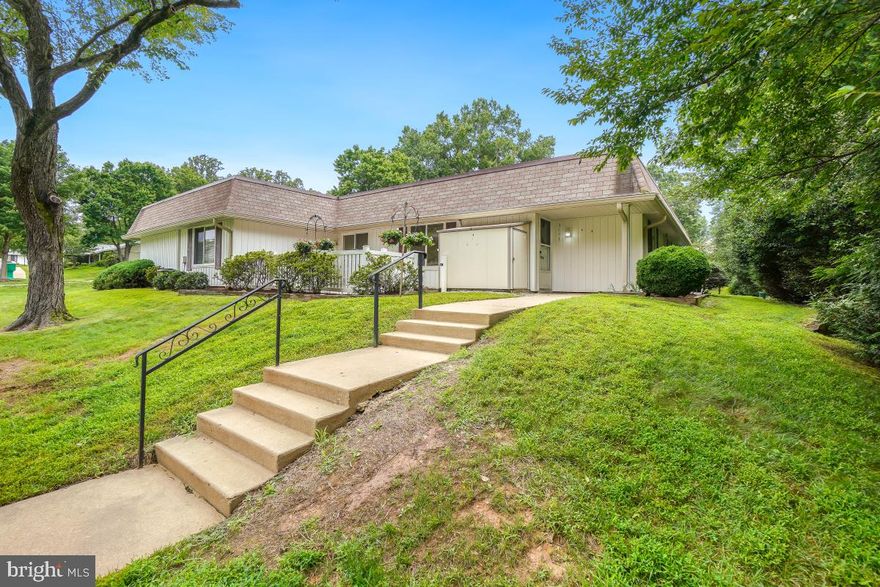 Lovely Semi Detached  Bristol model quad patio home.  This lovely condo features new carpet, freshly painted and  crown molding throughout.  Updated kitchen with granite countertops, stainless appliances, engineered wood flooring and a new stainless self cleaning stove.  Updated bathroom vanity tops and wainscoting panels.  Brand new in house washer and dryer.  Large fully fenced patio for outdoor relaxing and entertaining in a peaceful and tranquil surrounding.  Convenient storage shed nearby.  Condo fee includes all utilities, basic cable, high speed internet, snow and trash removal and common area grass cutting.   Come and enjoy all the social activies, amenities and comradery of this 55+ age restricted fine community of Leisure World of Maryland.   Don't miss this opportunity to make this lovely quad patio home yours!