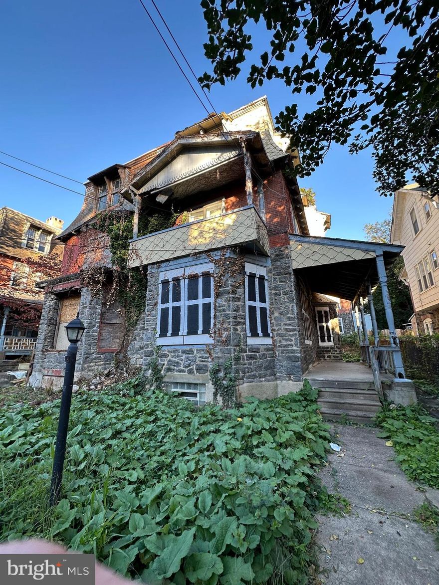 Excellent multifamily renovation opportunity: a 3-story, ±2,826 sq. ft. shell zoned RTA-1 (Residential Two-Family) located in Philadelphia’s desirable Wayne Junction neighborhood. Previously zoned and licensed as a quadplex (4 units) per city records. Located just a 4-minute walk from the Wayne Junction SEPTA station, and within ±1 mile of Germantown Friends School, the Germantown Cricket Club, and Fernhill Park. The property is in shell condition, offering a blank slate for renovation and redevelopment. Sold as-is, the buyer will be responsible for U&O (Use & Occupancy) requirements. The sale is subject to Act 135 conservatorship court approval, and a special addendum is required. Waiver required for entry. This is a fantastic project for investors looking to create value in a growing area. Buyer to verify zoning, permits, and all other details.