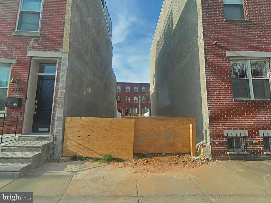 Build your dream home in the booming Point Breeze neighborhood!

Here’s your rare opportunity to build a custom new construction home in the heart of South Philadelphia’s thriving Point Breeze neighborhood—just minutes from Center City! This sale includes approved plans for a 3-story, 4-bedroom, 3.5-bath home featuring a rooftop deck, finished basement, and private rear parking.

Whether you're a homeowner ready to bring your vision to life or an investor seeking a high-potential opportunity, this project offers it all. A 10-year tax abatement application is in place.

This property qualifies for CRA special financing with no mortgage insurance required on a conventional loan which is excellent for end users.

Enjoy urban living with a Walk Score of 88, Transit Score of 71, and Bike Score of 90. Local restaurant favorites like Community, On Point Bistro, and Pretzel Works are just steps away. Schools, shopping, parks, and the Broad Street Line subway are all within easy reach, making this a smart and convenient location for living or renting.

Don’t miss this chance to secure a prime lot with plans in one of Philly’s hottest neighborhoods. Build equity and create the home—or investment—you’ve always wanted!

 Drive by & Make an Offer!