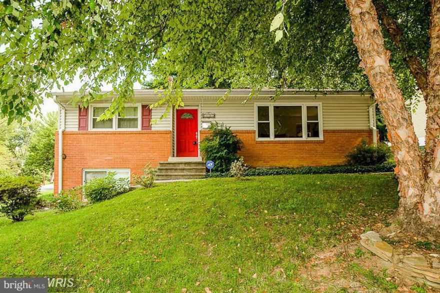 Its bright & sunny, newly updated home, Move-in ready, cozy, fresh paint, brand new kitchen appliances, gleaming Hard wood floors,  top quality updates in Kitchen, 4 bedrooms and 2 full baths. Great location, close to several Metro stops. Spacious, better than 1/3 acre lot. . Full basement with sliding glass door exit to outside. Deck and patio.  Madison High School