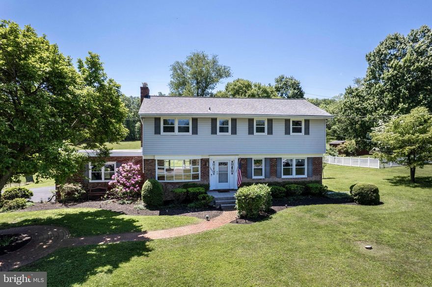 OPEN HOUSE this SATURDAY 1-3pm*Welcome to this beautifully maintained 4-bedroom, 2.5-bath Colonial nestled on approximately one acre in the sought-after “Sunnybrook Farms” community—backing to the serene Soldiers Delight Natural Environment Area for ultimate privacy and a peaceful, natural setting*The exterior features a newer driveway, recent roof, one-car garage, charming brick walkways, a spacious patio, and mature landscaping that enhances the home’s curb appeal*Step inside to a welcoming foyer with gleaming hardwood floors and a warm, inviting living room complete with a wood-burning fireplace*The updated kitchen impresses with granite countertops, a large center island, rich maple cabinetry, and stainless steel appliances—all opening to your choice of a formal dining room or cozy breakfast area*A large sunroom with brand new carpeting offers the perfect place to relax or entertain while enjoying tranquil backyard views*Upstairs, solid oak floors run throughout all four spacious bedrooms*The primary suite boasts a custom walk-in closet and a spacious en-suite bath*A second full bath and three additional bedrooms with neutral decor complete the upper level*The finished lower level adds valuable living space with a home office, rec room, large laundry area, and ample storage*This is a rare opportunity to own a stunning home that seamlessly blends classic charm, modern updates, and a prime location backing to preserved natural beauty with over 2,900 finished square feet of living space*