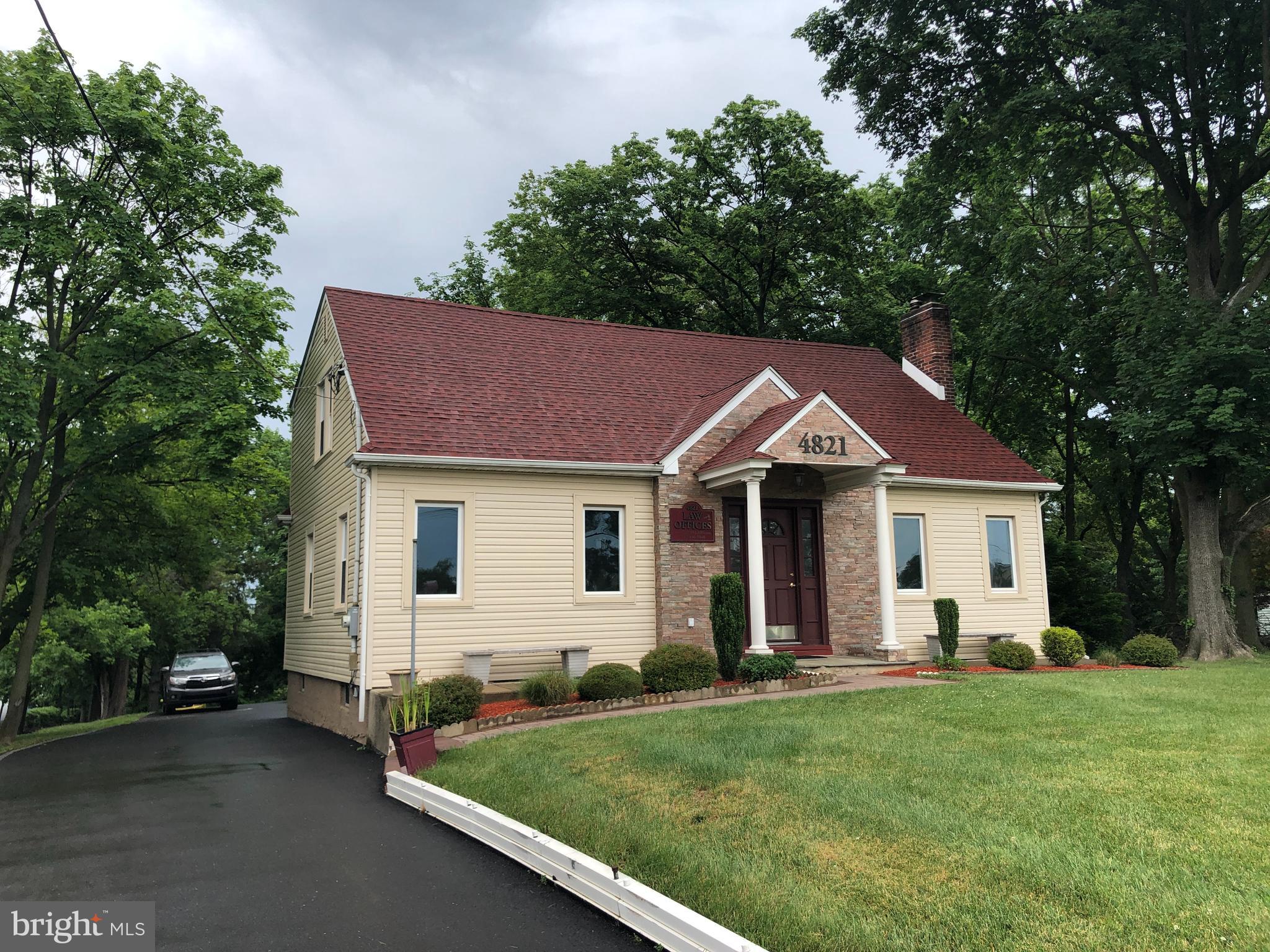 2nd Floor Office (approx.. 200 SF) in a professional building with shared conference room, bathrooms and kitchen. Very professional appearance with prime signage on Street Road in Trevose, Bensalem Township, Across the street from the Trevose Fire Station and Bucks County Technological Park. Perfect for an attorney or any other Professional Use. Owner is a PA Realtor and Attorney.
ZONING ALLOWS FOR BUSINESS PROFESSIONAL (BP) USE: Doctors, Lawyers, Accountants, Engineers, Insurance Agents, Opticians, Professional Consultants, Real Estate Brokers, & Business, professional, trade and technical schools, excluding trade and technical schools.
