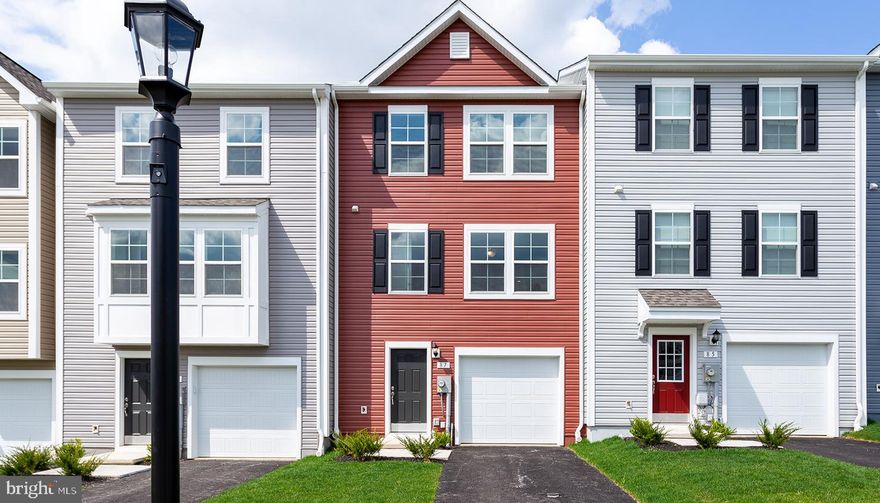 SUMMER 2022 DELIVERY!  Summer Delivery! Three level Interior Unit York II with 1 car garage, 3B, 2.5 BA with 8 ft. morning room on all three levels. Main level boasts open concept living room, powder room, kitchen, breakfast nook and morning room extension. Stunning kitchen with stainless appliances, 8-foot island, upgraded cabinets and quartz countertops. Foyer and main level include luxury vinyl plank flooring. Owner's bedroom includes deluxe owner's bath with separate soaking tub and separate shower. Unfinished rec room w/extension and rough in for future expansion. A Must See, this home won't last long! Call Today! Registration Required. Photos may differ from actual home.