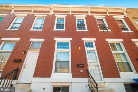 Townhouse For Sale - 2609 E Madison Street<br/> BALTIMORE, MD 21205