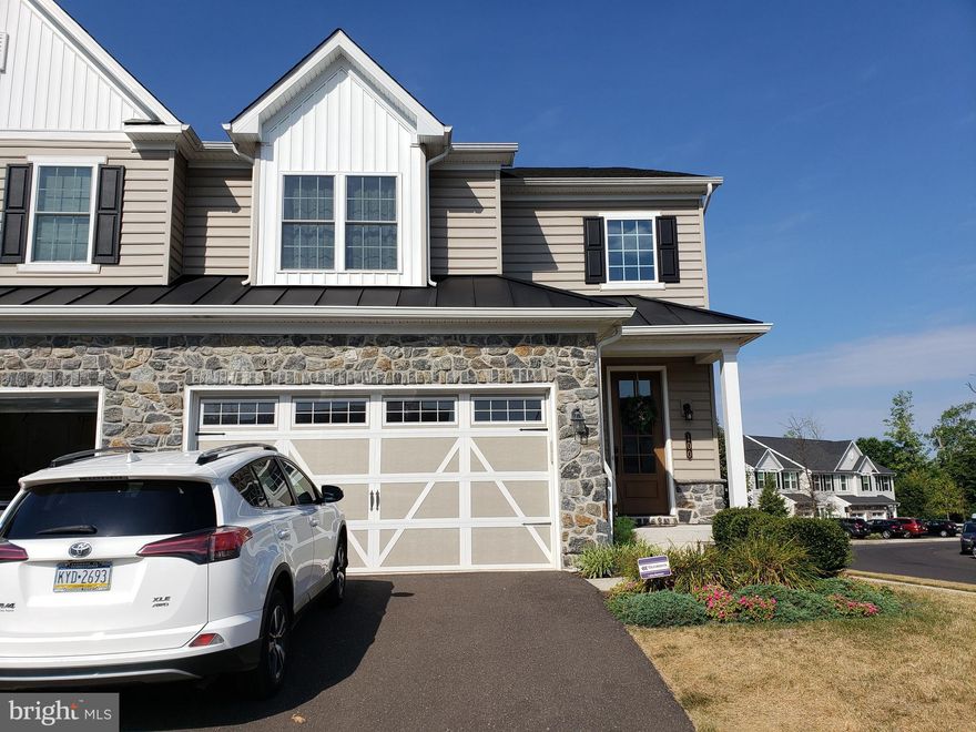 Walnut Creek at Montgomeryville, fully FURNISHED townhome for Rent. 1st floor living owner's suite luxury carriage home! Introducing Walnut Creek at Montgomeryville, a high-end carriage home community on Route 309 near the Colmar train station. Waking up in your luxury first floor owner's suite with dual granite vanities and large walk-in closet will give you the space to start your day off with a smile. Three additional spacious bedrooms, loft and full bath can be found in the upper level of your home. Enjoy a morning coffee made in your gourmet kitchen featuring a large kitchen island with wall oven and cooktop. Choose from an array of included granite colors, custom cabinetry and a gorgeous hardwood floor on the main level to complete your home. The light and airy great room with gas fireplace will flow directly off your kitchen for a wide open floor plan that suits any entertainer's needs.  A fully finished basement with additional storage is great to entertain friends, and family.  As you head off for your day a nicely sized 2 car garage will keep your car from being exposed to Pennsylvania weather. Start your commute with easy access to major roadways such as the PA Turnpike and the 309 expressway, or walk just a few steps to the R5 line at the Colmar Train Station.