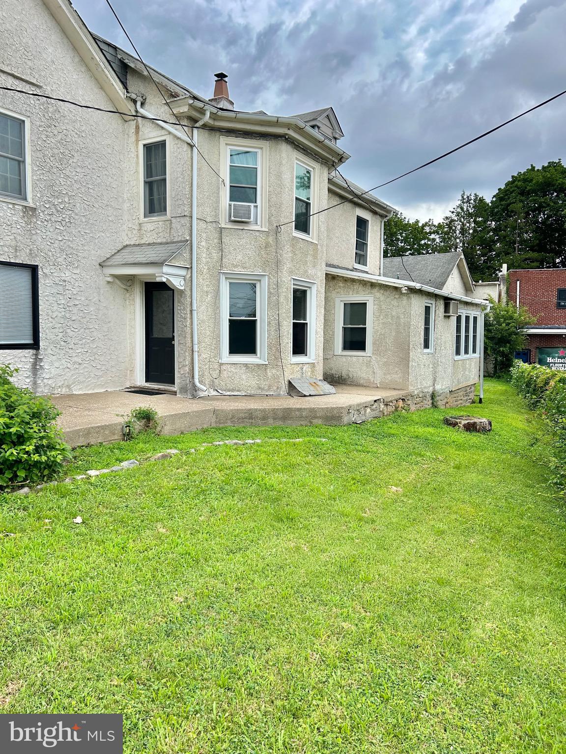 This is a very unique opportunity to own a piece of history. Per seller- this building was the first township library! Great space to use for just about anything. Main floor for commercial- upper floor is a 2/3 bedroom apt. Main floor was a dentist practice for many years, with front footage to Bethlehem Pike, plenty of space and exposure for just about any business. Enter into the main lobby or through the rear of the building. Some hardwood flooring and some recently refreshed carpeting. There is a fireplace that has not been used in many years with a beautiful mantel. The upper level has a long term tenant in there and would need proper notice to view, very well kept. The detached garage consists of multiple standard garage spaces, storage spaces, one extra large room currently used as space for a business on the second floor, and a loading dock. Parking lot in the rear belongs to both 1120 and 1140 Bethlehem Pike and used as such. Make your business dreams come true! *** Owner would consider a lease for the right tenant.
***The square footage might be larger than indicated.