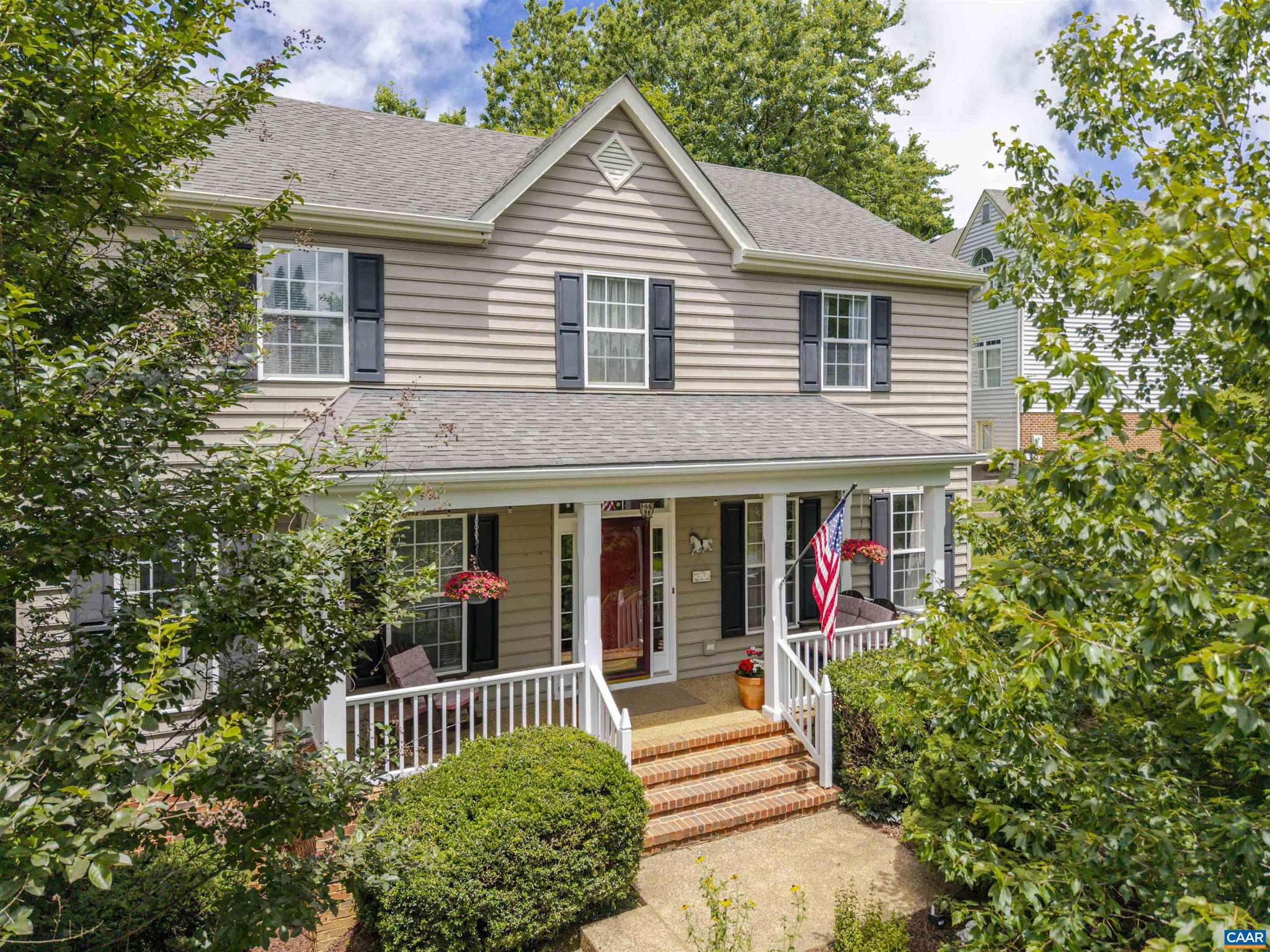 OPEN HOUSE Sunday from 1 to 3 PM! Tucked away on a quiet cul-de-sac, this warm and welcoming home is perfectly appointed! Inside, you'll find hardwood floors throughout, a sunny home office with fiber internet, a cozy fireplace in the family room, and an updated kitchen with granite countertops. The finished basement has a great Rec Room?ideal for that extra space needed. Step outside and you?re just a short walk from the neighborhood pool! The community also offers a clubhouse, sports court, fitness center, lake, trails, and fun social events?all with a low monthly fee. Surrounded by mature landscaping, this home has the space and Crozet location in a neighborhood that truly has it all.,Granite Counter,Oak Cabinets,Fireplace in Family Room