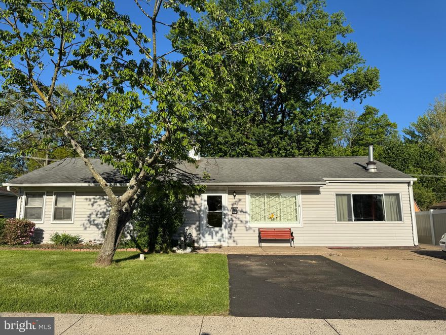 Welcome to this 3-bedroom, 1-bath home offering 1,272 square feet of comfortable living space located in Pennsbury School District. Step into a bright and inviting living room filled with natural light from a large picture window and full-glass storm door. The eat-in kitchen features ample cabinetry and counter space for all your culinary needs. A spacious family room with its own private entrance offers added flexibility for relaxing or entertaining. Just off the kitchen, a platform deck with an awning overlooks the large backyard and peaceful creek view, creating a lovely space for outdoor enjoyment. Buyer is responsible for obtaining the township certificate of occupancy. The sewer lateral inspection was already completed and passed. Property is located in a flood zone.  The latest estimate is roughly $950 per year. Schedule your showing appointment today!