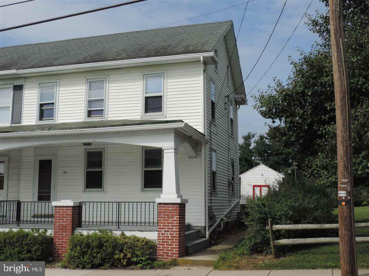 Live here and stop paying rent now! Move in ready and waiting for you. Freshly painted and ready to go. Quick possession possible with this 3-4 bedroom semi-detached in Eastern Schools. First floor laundry, shed, newer roof, and covered front porch will sure to please.