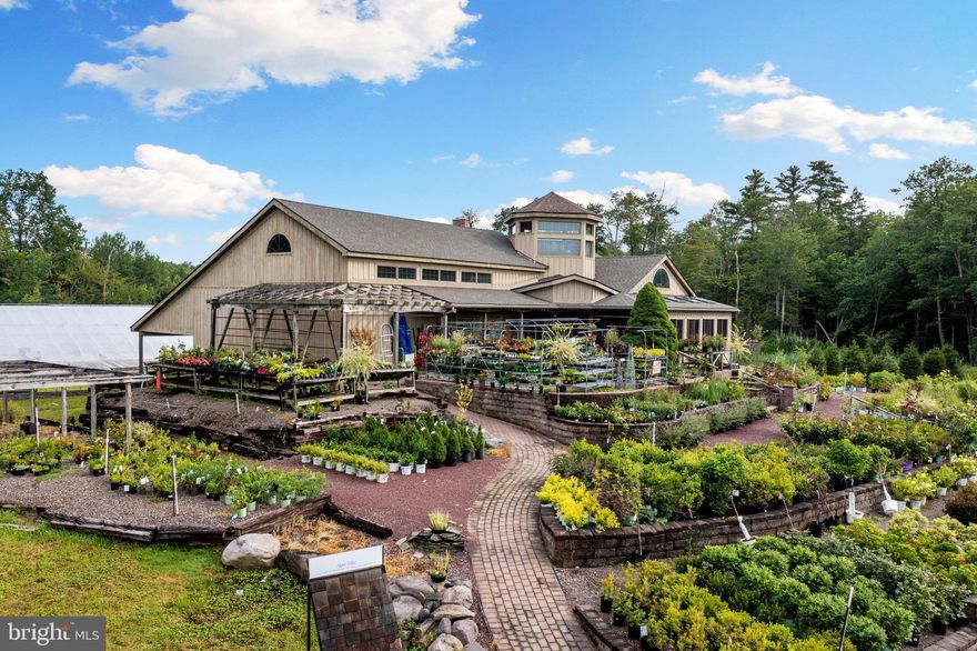 For almost four decades, this Garden Center has served the Pocono Market, being conveniently located with 1000' of frontage on Route 940 between Route 115 and 380. With a loyal customer base and an outstanding reputation for quality and service, it has blossomed into an iconic destination for both gardening enthusiasts and novices alike. Take over this thriving legacy, and you'll be reaping the rewards from day one! 7000 square foot main building, a true horticultural haven! Its vaulted ceilings and skylights bring the warmth of sunlight into every corner, creating a paradise-like ambiance for both customers and plants alike. With ample space, it's perfect for showcasing a vast array of plants, flowers, and gardening essentials, turning every visit into an unforgettable experience. An additional 1088 SF office, greenhouses and inventory are all part of the purchase. The site has 2 entrances and many additional potential uses. This is shown ONLY by appointment.