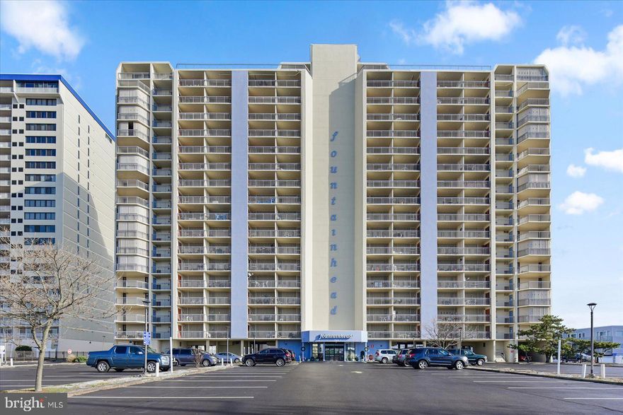 Welcome to your dream getaway at Fountainhead Towers! This stunning end-unit condo at 11604 Coastal Highway, Unit 1201, Ocean City, MD, offers a unique blend of retro 70s charm and modern amenities. With a spacious 1,206 square feet of living space, this oceanfront condo provides the perfect escape with panoramic views from sunrise to sunset.

Step inside to discover a space filled with nostalgic vibes and ocean views from nearly every angle. The large oceanfront balcony is perfect for relaxation or entertaining guests while enjoying the breathtaking sunrises. On the other side, a private bay view balcony offers gorgeous sunsets, making it your personal oasis.

The unit features two well-appointed bathrooms and an open layout that enhances the sense of space and comfort. Amenities include assigned parking, common storage, a tennis court, and on-site security system, ensuring convenience and security.

Residents of Fountainhead Towers enjoy exclusive access to a an outdoor community pool exclusively for Fountainhead Tower residents and guests, and a private beach access walkway complete with outdoor showers. The location is conveniently within walking distance to a variety of restaurants, a grocery store, shopping, a pharmacy, convenience stores, movie theater, and the Ocean City Farmers Market held three times a week.

Don't miss the opportunity to own this exceptional condo with a retro flair and contemporary comfort, perfect for a sun-soaked beach lifestyle.