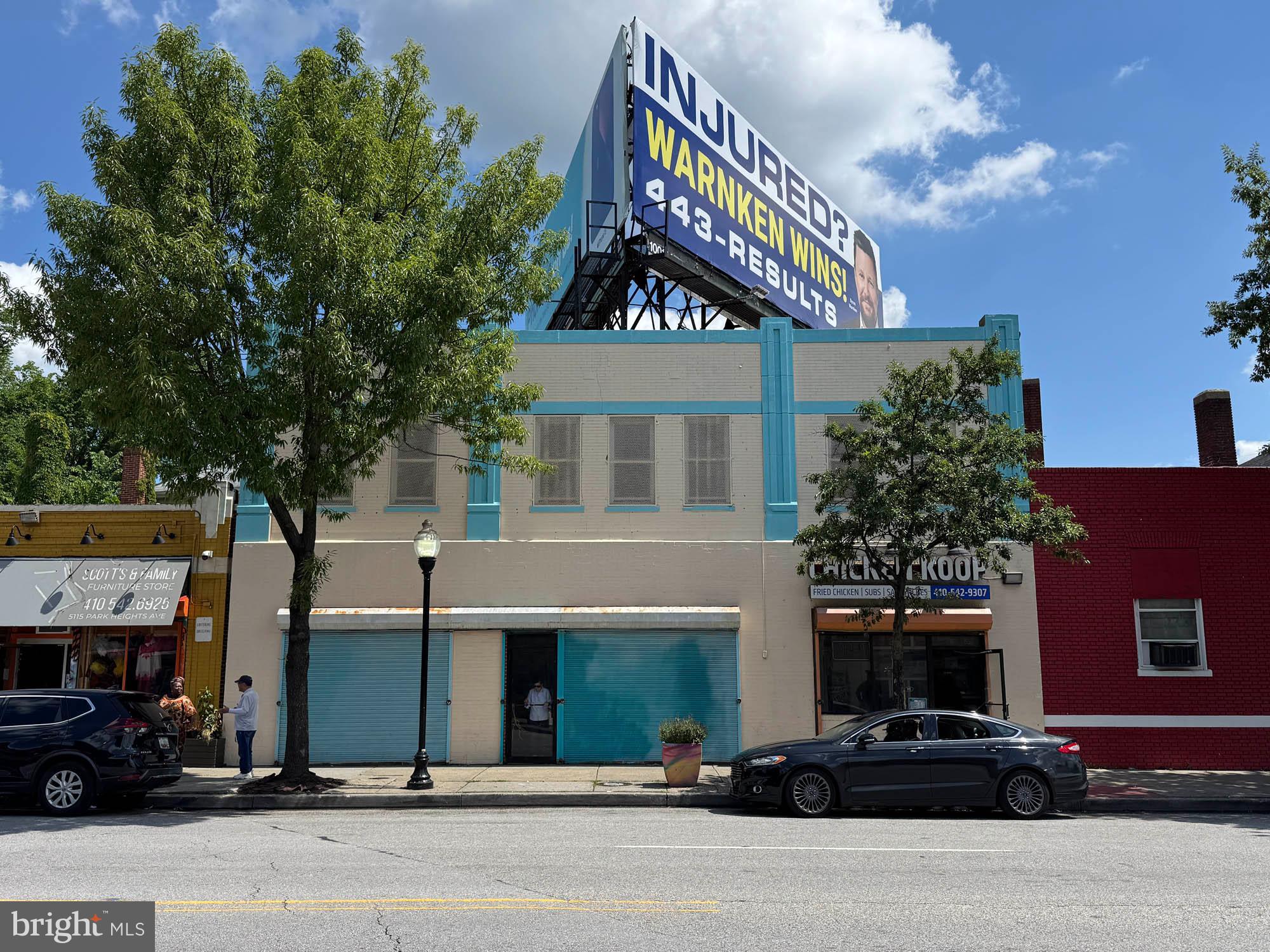 ONLINE REAL ESTATE AUCTION!! Bidding Opens - Monday, July 21, 2025. Bidding Closes - Thursday, July 24, 2025 at 11:00 AM. List price is opening bid only. A large income producing commercial storefront building will be offered for auction. The building formerly consisted of three tax records, since merged into one. 5109 Park Heights Avenue is leased to a restaurant for $2,100 per month, on a month-to-month lease. The first floor of 5111-5113 Park Heights Avenue is in shell condition. The second floor of all buildings are connected and requiring renovation. A portion of the roof is leased to a billboard company for $750 per month, on a month-to-month basis. Investors can develop a commercial building in a Northwest Baltimore Opportunity Zone with existing monthly income.