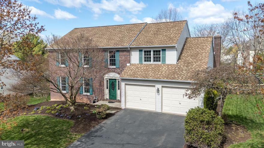 Welcome to 445 Stonemason Way!  Nestled in a serene cul-de-sac within the highly sought-after Grist Mill Run Neighborhood, this  4-bedroom, 2 ½-bathroom brick-front colonial is the perfect place to call home.   With classic  charm and undeniable curb appeal, this home offers both space and style for comfortable everyday living and entertaining. The home has been meticulously maintained & upgraded by the owners over the last 24 years with new windows, roof, HVAC, flooring ,lighting &  much more. Step inside to find a flowing layout featuring a spacious living room, inviting dining room, and a  family room with a fireplace that opens seamlessly to the kitchen. The kitchen includes  granite countertops, a stylish tile backsplash, center island, pantry and an inviting breakfast room filled with natural light. Adjacent to the kitchen is the family room, a perfect gathering space for relaxing & entertaining. A glass door from the family room leads out to a deck—perfect for morning coffee or evening gatherings—overlooking the level, fully fenced backyard. Upstairs, you'll find four generously sized bedrooms, including a serene primary suite with a large walk in closet, separate vanity area & full bath.  This level also includes additional closets in the hallway & a full bathroom.
The finished basement with new LVP flooring adds even more flexible living space, plus a large storage area to keep everything organized.  Located in Montgomery County, North Penn School District, close to shopping, resturants, schools , parks & commuting routes. Don’t miss your chance to own this exceptional home in one of the area’s most desirable communities. Schedule your showing today! Welcome Home!