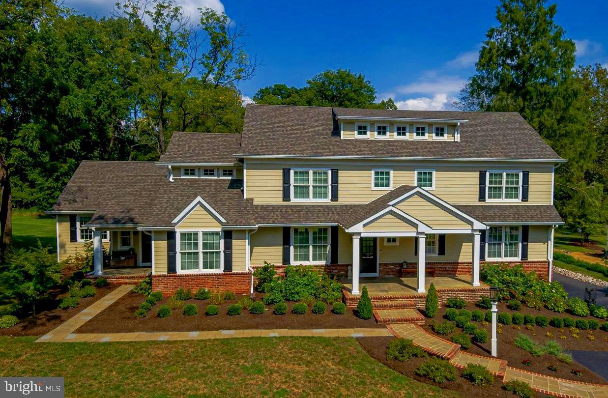 COMPLETELY RENOVATED! Don't miss the opportunity to own this stunning, tasteful and completely renovated 6,800+ sq ft mainline showpiece! Featuring 5 large BEDROOMS all with EN-SUITE BATHROOMS, custom designed GOURMET KITCHEN with Farm House Sink & GRANITE counter tops, 10 ft Center Island, WOLF stainless steel appliances, built-in SUBZERO paneled refrigerator & large walk-in pantry. Kitchen opens onto a light-infused expansive Family Room with COFFERED CEILING, GAS/WOOD burning FIREPLACE which overlooks private and serene 1 ACRE backyard, property abuts to quaint babbling brook and woods. To accommodate the ever transitional family...this home offers a SEPARATE 1st FLOOR ENTRANCE therefore allowing the opportunity to have an IN-HOME PROFESSIONAL OFFICE and/or IN-LAW SUITE or GUEST SUITE which includes large Master Bedroom, Full Bathroom with stall shower and separate water closet, KITCHENETTE, LIVING/DINING ROOM COMBINATION. Additionally the 1st floor offers a Powder Room, Laundry Room, Den/Office, separate Formal Living and Formal Dining Room. The MASTER SUITE includes SPA-LIKE BATHROOM with Soaking Tub and plenty of custom built-in storage in the HIS/HERS MASSIVE WALK-IN CLOSET, custom designed by "Closets by Design" Other features include 4 CAR OVER-SIZED GARAGE, 4 ZONED 17 Sear 2 stage 96% High Efficiency HVAC, HARDWOOD floors and 9 FT. CEILINGS THROUGHOUT 1ST FLOOR, daylight 3rd floor bonus room great for WORK OUT/PLAY ROOM. Elegant moldings and mill-work throughout. FINISHED BASEMENT, includes FULL BATHROOM & MUDROOM. This home is located in the ESTATE SECTION of BERWYN in T/E school district, 3 miles to EA, Upper Mainline Y, minutes to train, Rte 30, 202, 252, 76 restaurants and shopping.