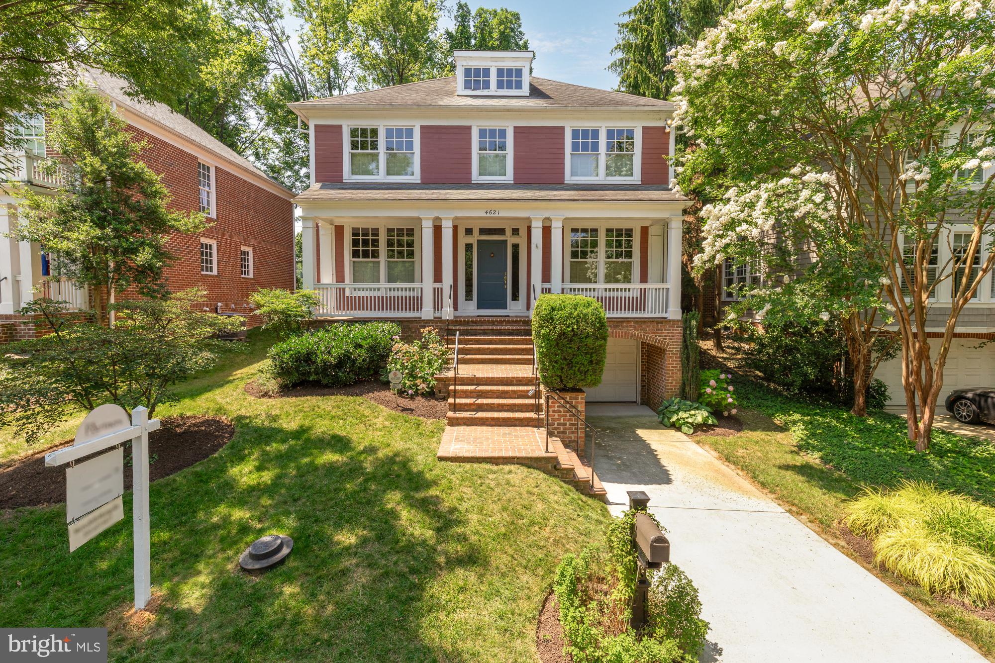 **ENJOY EXQUISITE POTOMAC RIVER VIEWS from this 4 bedroom, 3.5 Bath home, in the most exciting location: enjoy all that the Palisades and Georgetown have to offer, among a private cul de sac of 22 homes. Light shines throughout this perfect balance of traditional and contemporary design, great flow and spaces for entertaining, built ins, 3 fireplaces, plus 1 car garage and driveway,