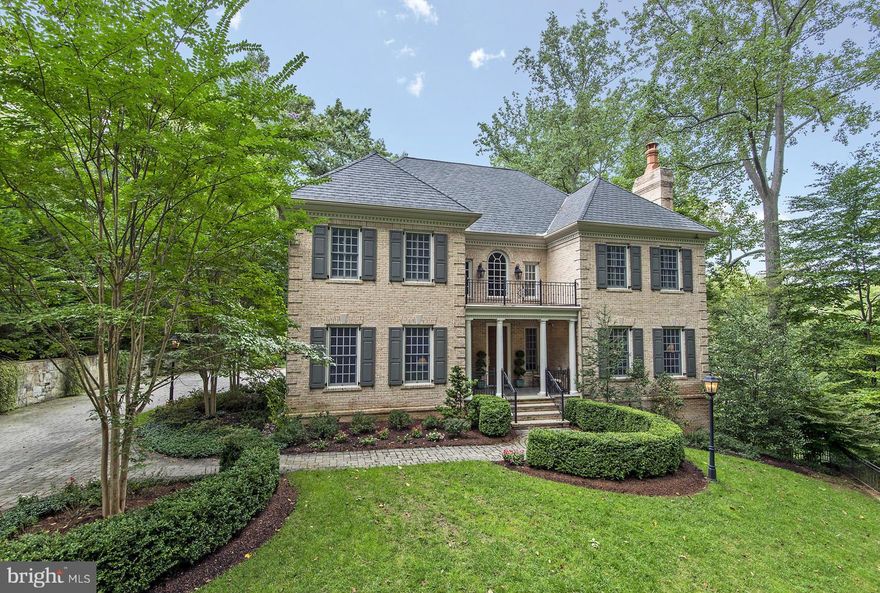 Gracious & elegant with exceptional finish quality & detail. 9000+ sqft. Soaring ceilings, elevator, mahogany paneled library, wine cellar, plaster moldings, solid doors, sophisticated security & audio, 2 laundries,etc. Incredible natural light. Perfect balance of formal & informal. Designer finishes on 4 lvls. Extremely private yard with large patio & gazebo. Pictures do not do this home justice.