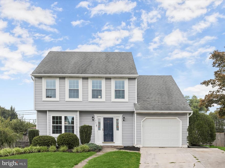 Discover this pristine, move-in ready 4-bedroom, 2.5-bath home located in the highly sought-after, established Bel Air community of Fountain Glen. As you approach, the thoughtfully landscaped lawn welcomes you to the entrance, leading you into a foyer adorned with luxury vinyl plank flooring and a soothing neutral color palette that sets an elegant tone throughout. The sunlit living room flows seamlessly into the open dining area, featuring a bay window perfect for enjoying the seasonal changes. The newly updated gourmet eat-in kitchen is a chef's delight, boasting granite countertops, soft-close white cabinetry, a double sink, stainless steel appliances, and a spacious pantry. Step through the sliding doors to the stone patio, where you can relax and enjoy the lush, fenced rear lawn with mature trees providing ample shade. Back inside, the family room is a cozy retreat, highlighted by a vaulted ceiling, a stylish board and batten accent wall surrounding the gas fireplace, a statement ceiling fan, and skylights that flood the room with natural light. The main level also includes a convenient powder room, laundry room, and garage access.   Ascend to the upper level to find the luxurious primary bedroom suite, complete with a walk-in closet and a refreshed en suite bath featuring a dual sink vanity, matching mirrors, and a glass-enclosed stand-up shower. Three additional bedrooms and a full bath complete this tranquil sleeping area. The partially finished lower level offers a versatile space that can be transformed into a recreation room, den, or multi-purpose area, tailored to your needs. This recently renovated home embodies perfection, allowing you to indulge in the vibrant Bel Air lifestyle with easy access to regional parks, shopping, wineries, and breweries. Conveniently located near I-95, MD-Rt. 40, and MD-Rt. 24, this home is a true gem in an ideal location.