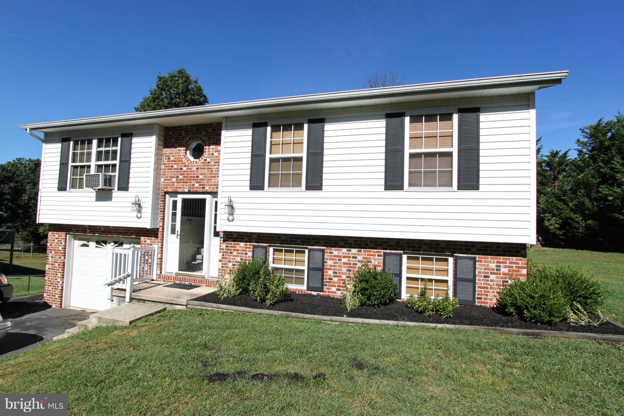 This cozy home is perfectly situated near shopping, restaurants, and Interstate 81. Open floor plan upstairs offers updated kitchen and living room. Spacious master bedroom offers private vanity and ample closet space. Finished basement includes family or rec room with additional half bath. Large 2 car garage and lovingly maintained yard.