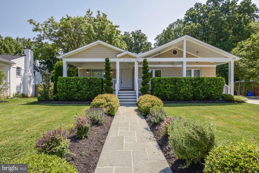 This expansive 4 bedrooms, 4.5-bathroom, contemporary, sparkling home is an opportunity not to miss. The owner has thought of even the most minor details: Energy Efficient Pella Windows and doors, LED recessed lighting and beautiful chandeliers, stone fireplace, stunning hardwood floors, custom Hunter Douglas sheers electronic blinds, roof replaced in 12/2019,  and HVAC system and humidifier ( 2017).The chef's kitchen is outfitted with stainless steel Kenmore Elite appliances, kitchen island and exotic granite countertops! The first floor has three spacious suites with all bathrooms remodeled with Porcelanosa s product and Kohler Fixtures, each flooded with natural light, and equipped with large custom stretchers closets. Step downstairs to the incredible basement, you will find additional storage spaces, recreational area, wet bar with icemaker and wine cooler, spacious walk-in laundry, one bedroom and one bath. One car side garage with an independent entrance office above it, and a concrete driveway with four parking spaces. Finally, a beautiful back yard with an inground salt water pool surrounded by Travertine Stone, and an expansive Trex deck truly complete this home. Close to Downtown Bethesda, and easy access to major highways including 270 and 495. The possibilities are endless here!! It is your dream home!