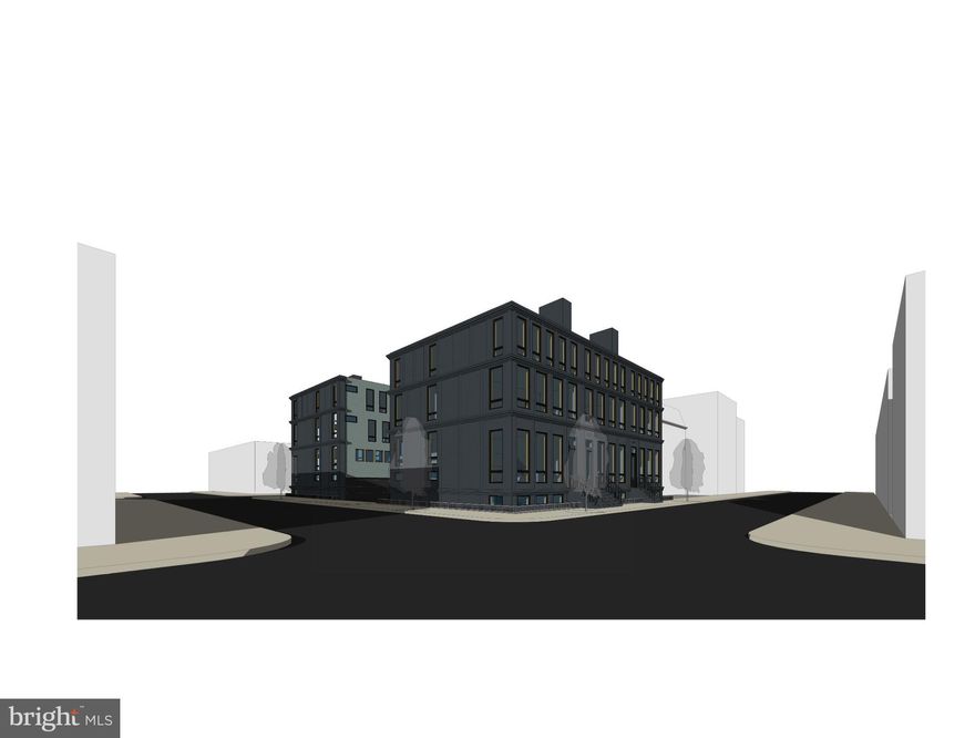 Development site zoned for eight (8) luxury homes with garage parking in Fishtown proper.