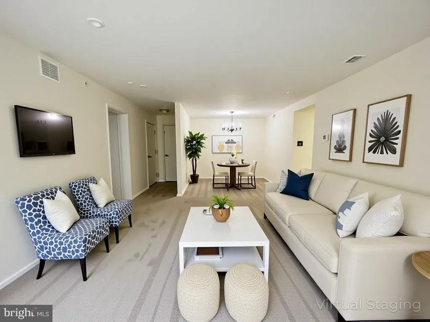 New Listing!! This 3BR/1BA condo in Riva Commons is move in ready!  This unit is conveniently located minutes from 50/97 and near the Annapolis Park n Ride for ease to DC and Baltimore.  Walking distance to grocery stores and many restaurants.  This unit features new carpet and new LVP flooring, freshly painted throughout.  Primary bedroom has a large walk in closet.  Two other bedrooms both have sliding doors (no balconies) for fresh air and lots of light.  Kitchen features a gas stove, dishwasher and refrigerator with space for extra storage or dine in area.  Adjacent to the kitchen is a formal dining area that opens to the living room.  The living room is large with a sliding glass door with access to the balcony with sunset views behind the tree line.  Stackable washer and dryer is in the unit.  There is ample storage within the unit and a separate lower level storage unit for extra storage.  Community Pool is open during the summer season.   Most utilities are included - electric is paid by tenant! Pets - case by case basis.  $250 pet deposit.  Credit score 600 or better.  Contact me for a tour today!