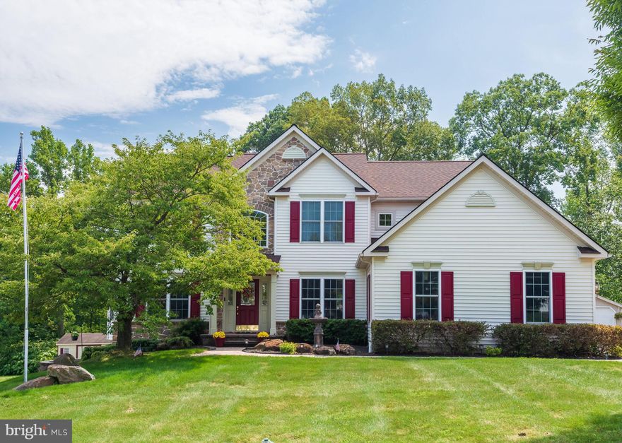 Welcome to 210 Sandy Way, nestled in the desirable Sandy Hill neighborhood! This stunning 4-bedroom, 2.5-bath home offers an exceptional blend of style, space, and functionality. As you step through the front door, you’re immediately welcomed by soaring cathedral ceilings in the foyer, setting the tone for the elegance within. To the left, a bright and inviting formal living room awaits, while a charming dining room sits to the right, perfect for hosting gatherings. Moving toward the back of the home, a versatile den off the family room provides an ideal space for a home office. The spacious family room is filled with natural light from expansive windows and a striking cathedral ceiling. Adjacent to the family room, the kitchen is designed for both everyday living and entertaining, featuring granite countertops, a dining nook, bar seating, and an abundance of sunlight streaming through the windows. With direct access to the outdoor deck, seamless indoor-outdoor living makes hosting effortless in the expansive backyard retreat. A convenient half bath and laundry room complete the main level. Upstairs, the primary suite showcases vaulted ceilings, a generous walk-in closet, and an ensuite with a soaking tub, dual vanity, and separate stall shower. Three additional well-sized bedrooms share a spacious hallway bath. The unfinished basement offers an exciting bonus space, currently set up as a home gym and featuring a relaxing sauna—perfect for unwinding after a long day. Step outside to your own private oasis, with a deck and hot tub, an in-ground pool, a greenhouse, and a storage shed. Located just minutes from local parks, Coatesville Country Club, major highways, and a variety of shopping and dining options, this home delivers the perfect balance of privacy and convenience. Don’t miss out on this incredible opportunity—schedule your showing today!