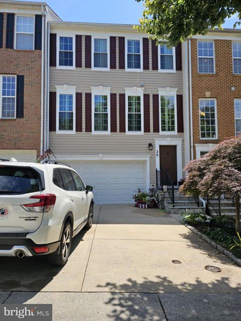 20 INKBERRY CIRCLE GAITHERSBURG MD 20877