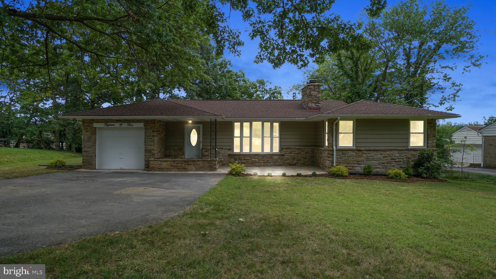 Come home to classic Catonsville in this lovely, totally renovated rancher with finished basement on a large level wooded lot. New appliances, hardwood floors, new wall-to-wall carpet and lots of outdoor space. Quiet cul-de-sac with mature trees yet minutes from shopping. Stone and masonry exterior show old time workmanship. Front patio or back porch - both great spaces for table and chairs.
