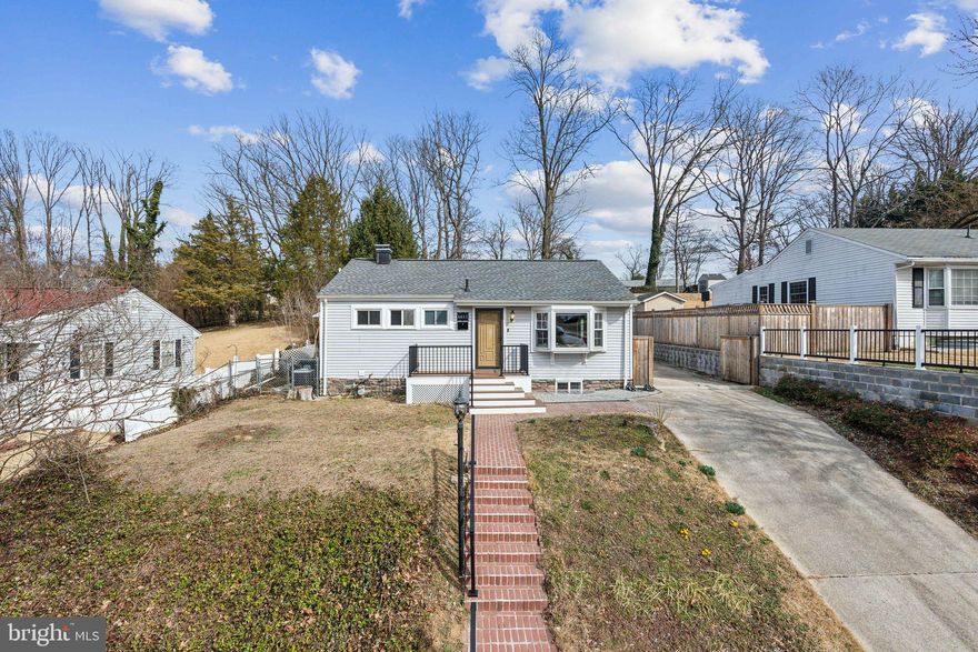 **OPEN HOUSE SUNDAY, 3/23 FROM 11:00AM - 1:00PM**Virginia Hills 3 bed, 2 full bath single family home with bonus 4th bedroom in the basement. Fully remodeled main level bathroom and fresh carpet. Kitchen has granite countertops and stainless steel appliances. Living room features a large bay window with the perfect sunset views. Incredible backyard setup has a fully fenced yard with shed, patio, and a staircase (wait for it to bloom in the spring!) to a beautiful, flat space. Pull down stairs to the attic with new insulation and ample storage space. Driveway has additional parking through the gate that opens. Architectural shingle roof installed in 2021. New front porch. Basement flooring 2018. Vinyl windows.