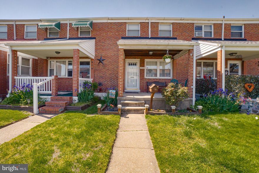 Brick Townhouse in desired Stanbrook community.  This house has two bedrooms and a full bath on the upper level. The basement has a finished room that could be used as a third bedroom/family room/office/etc.  The front porch is covered to enjoy more outside living, and the back yard has a covered patio .  Convenience of a parking pad in the backyard, and street parking. The roof was replaced 5 years ago. No defects known, being sold As-Is.
