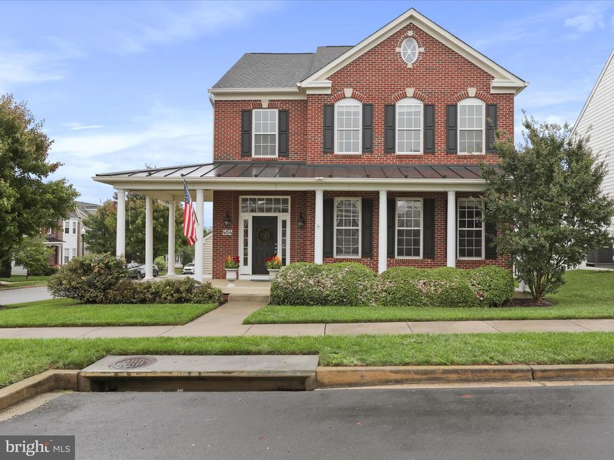 Welcome to 464 Lord Fairfax St, a gorgeous brick-front colonial on a corner lot in sought after Huntfield. Lots of room for everyone and everything in this spacious home with over 4000 square feet, including the finished basement. Freshly cleaned and painted, this home is ready for you to be moved in before the holidays! 

Let's start with the wraparound front porch, with plenty of space for a porch swing or rocking chairs. Beautiful hardwood floors throughout the main level. Gourmet kitchen with double oven, gas cooktop, granite countertops, pantry, and lots of counter space. There's even a butler’s pantry! In the living room, you'll find a fireplace with an Enviro M55 Pellet Stove. Lots of extra features, such as working central vacuum (with convenient toe kick in kitchen and primary bath!).
 
Upstairs, you'll find four bedrooms, including large primary suite with tray ceiling, attached sitting area, walk-in closet, and soaking tub. Three other bedrooms and a full bath, plus a laundry room with utility sink, complete the second floor. 

In the basement, you'll find another full bathroom, workshop with storage closet, and lots of storage space. Large recreation room and two other bonus rooms that could work for a library, office, or potential fifth bedroom. 

High speed internet available through Xfinity. And you'll have access to all of Huntfield’s wonderful amenities, including wide sidewalks, two playgrounds, tennis & pickleball courts, and upcoming community pool and basketball court (current developer signed an agreement with the city to provide these within 3 years).

Valuable recent upgrades include: new roof, gutters, metal roof on porch, and  siding on north and west side of house all in July 2018, upstairs heat pump in August 2017, and water heater in 2018.

Come check it out for yourself, you won't be disappointed!