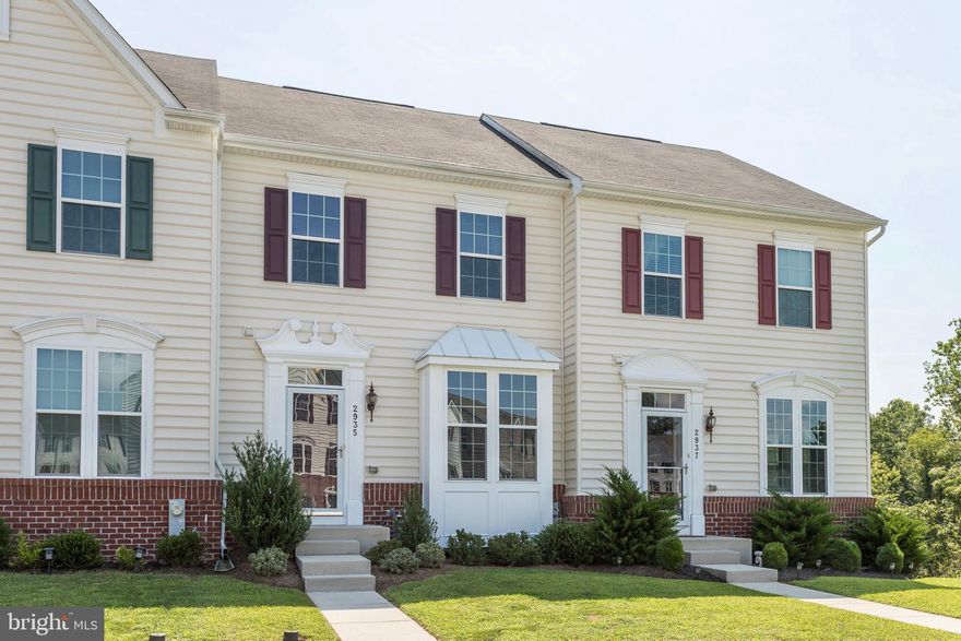 Gorgeous bright sun-lit home featuring an open design with 9 ft. ceilings, gourmet kitchen and hardwood floors on main level with slider to composite deck and view to rear yard. Living Room flows seamlessly to wonderful open kitchen with island, granite counters, 42 inch cabinets, stainless appliances and separate pantry. Rear yard is ideal for entertaining and backs to Community open space for nice privacy. Upper level boasts 3 bedrooms and 2 full baths including an owners suite with master bathroom and walk-in closet. Lower level opens to a large family room with recessed lights, powder room and walkout with sliders to a paver patio. Optimal location in the wonderful Monmouth Meadows Community with pool, community center & gym. Convenient for shopping, restaurants and schools. Great opportunity.