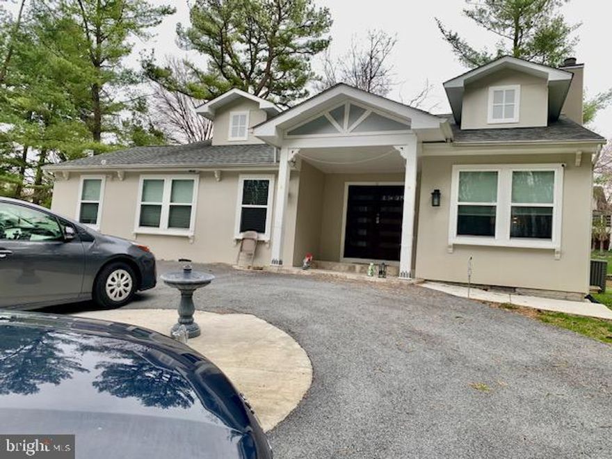 House generates RENTAL INCOME. Completely rebuilt/remodeled with style in 2019  construction, this gorgeous 7 Bed, 5 full bath family house on 0.66 acre lot. In a quiet, suburban oasis near Clopper Lake and Seneca Park, but just minutes from shopping, dining and I-270. The grand entryway draws you into a voluminous layout of generous spaces. The first-floor open concept floor plan has a chef's kitchen with  SS appliances and includes luxury quartz countertops, double oven, huge kitchen island, and modern cabinetry. Other special highlights include two charming fireplaces, rich exposed brick, skylights, (1st rental apartment) with 2 bedrooms, full bath, separate kitchen with granite countertop, and a beautiful living area/dining room and luxury  full bath on the 1st floor. The second-floor master bedroom has his and her closets and a luxurious master bath.  ( 2nd rental)  Finished walk-up basement with a bed and full bath, full kitchen with granite countertop,  rear outside entrance.  The house equipped with 2 laundries, one in main level, one in the basement. The  circular grand driveway  and space to park 8+ cars is the envy of the neighborhood.